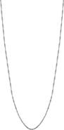 Bony Levy 14K White Gold Singapore Chain Necklace