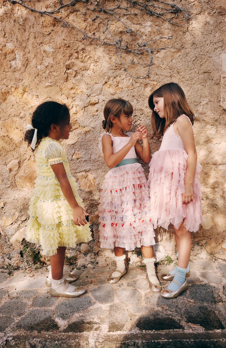 Mini Boden Kids' Easter Frill Tulle Dress, Alternate, color, 