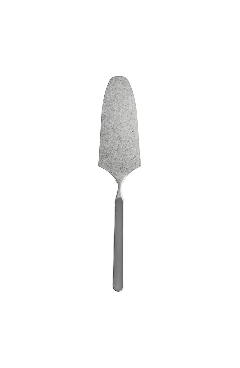 Mepra Fantasia Pewter Cake Server, Main, color, Vicuna