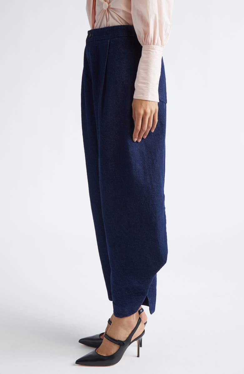 renaissance renaissance Ava Pleated Balloon Jeans, Alternate, color, Jeans