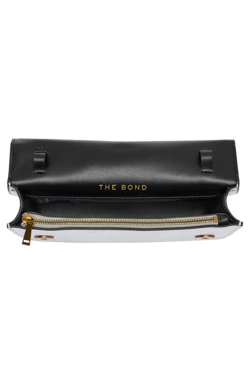 Kurt Geiger London Bond Top Handle Crossbody Bag In Silver
