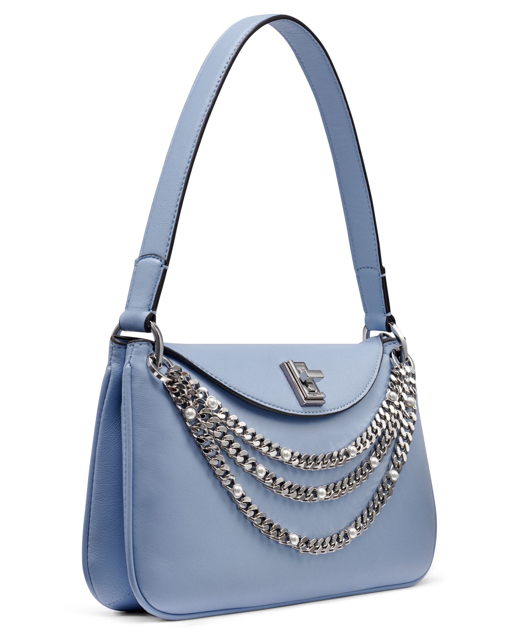 Nadine  Shoulder Bag, Alternate, color, Blue Aura