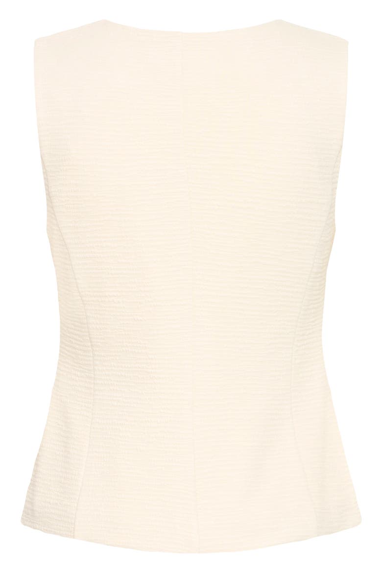 Ribbed Vest, Alternate, color, ALMOND MILK