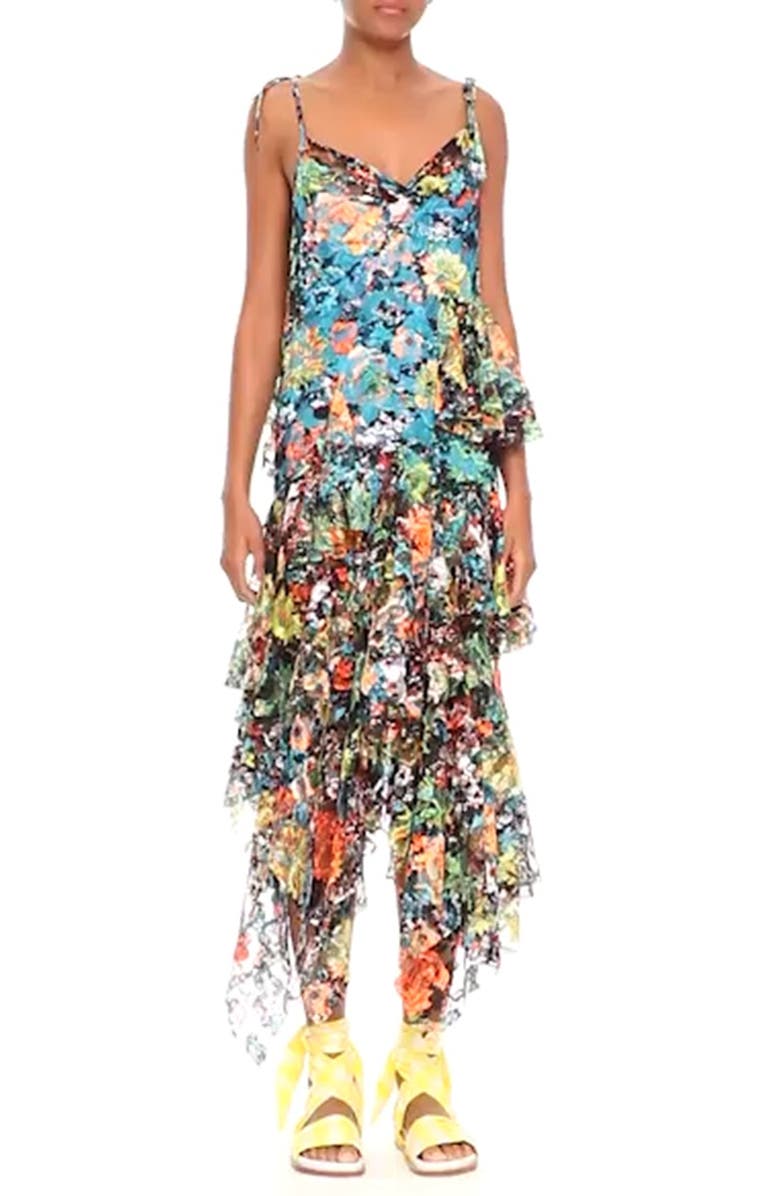Marques’Almeida Marques'Almeida Layered Frill Dress, Alternate, color, 