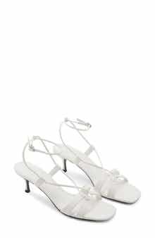 Ankle Strap Kitten Heel Sandal