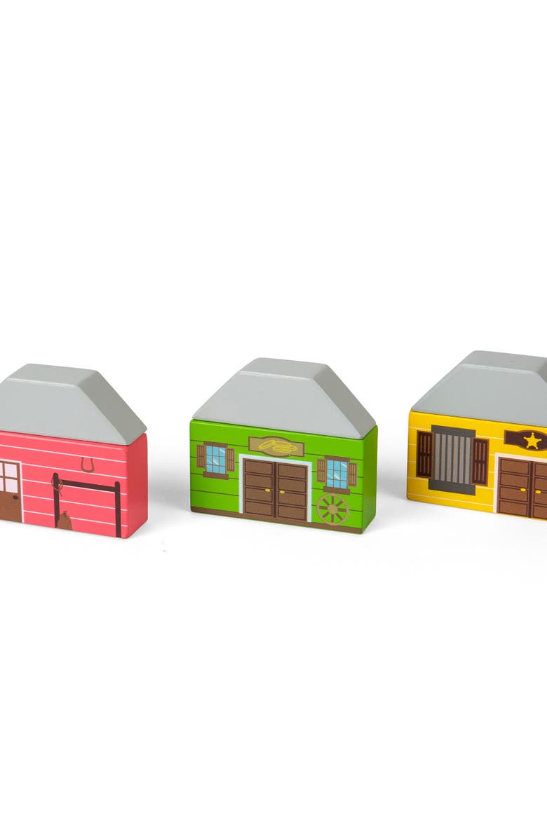 Bigjigs Rail Wild West Train Set, Alternate, color, Multicoloured