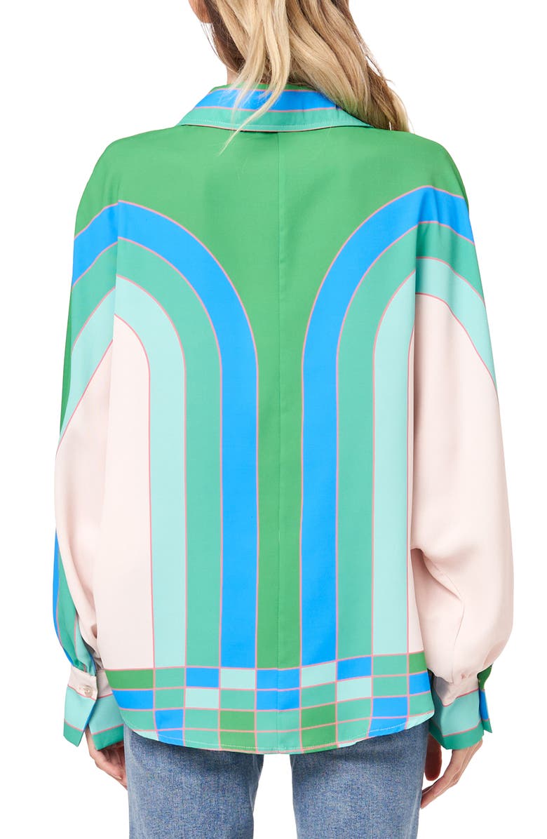 CIEBON Messa Print Button-Up Shirt, Alternate, color, 