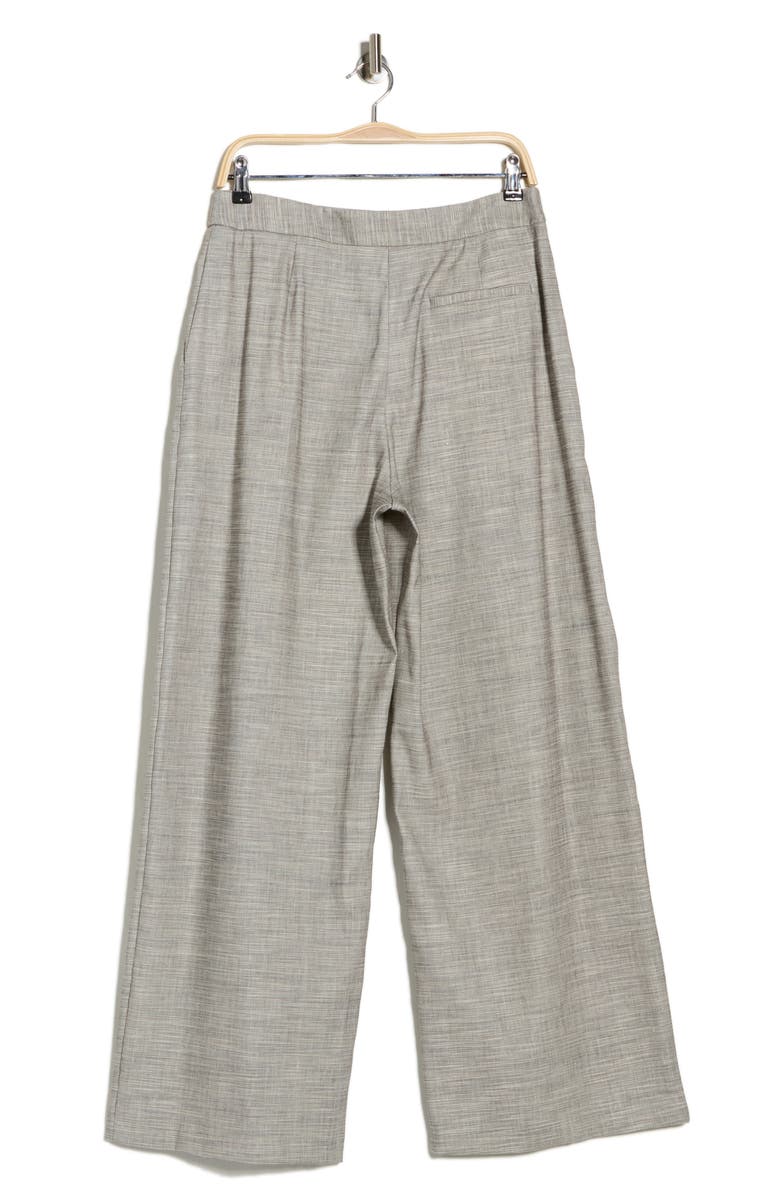 TWP Greenwich Avenue Pleated Pants, Alternate, color, Light Heather Grey