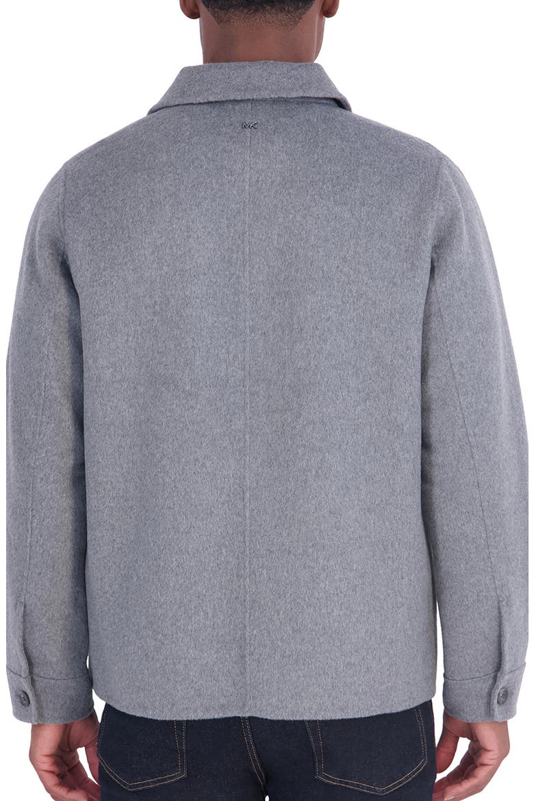 Wool Blend Shirt Jacket, Alternate, color, CHARCOAL