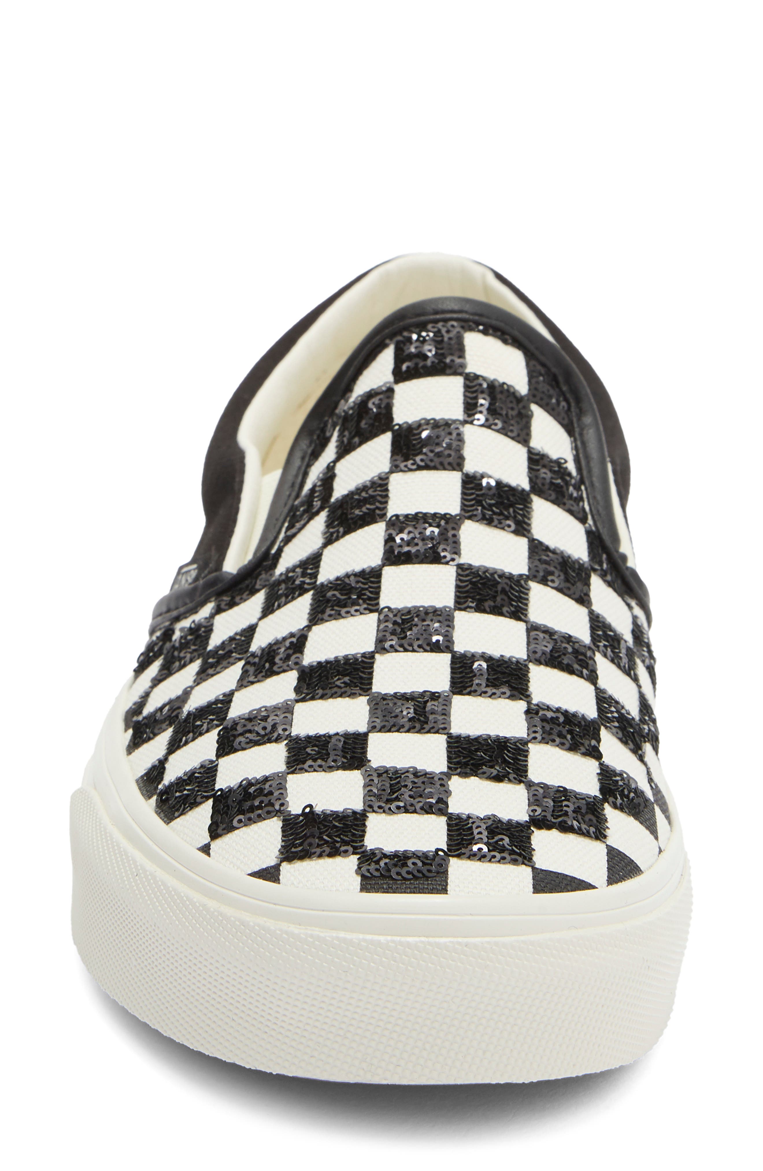 Classic Slip-On Sneaker, Alternate, color, BEADED CHECKERBOARD