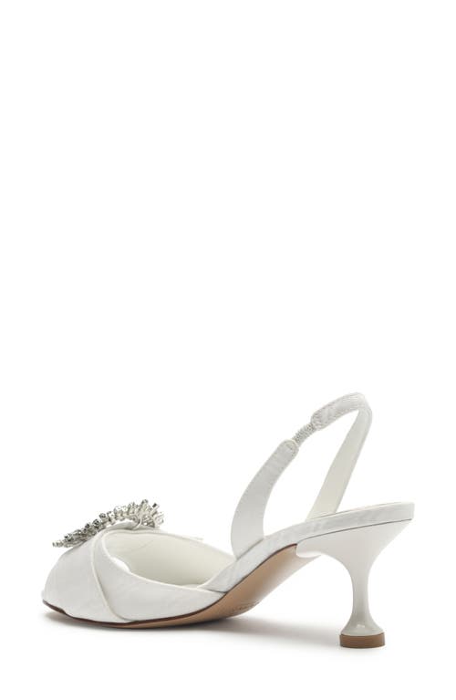Alexandre Birman Easy Madelina Slingback Sandal In White