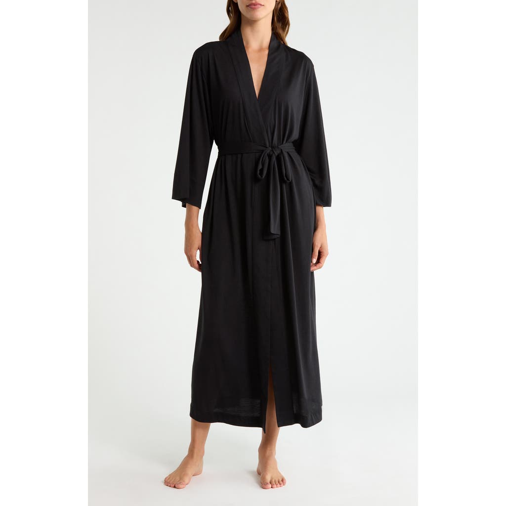 Natori Delight Robe In Black