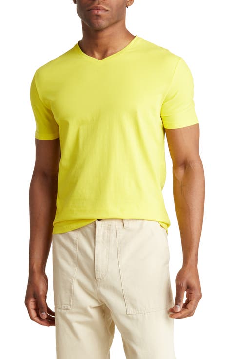 Solid V-Neck T-Shirt