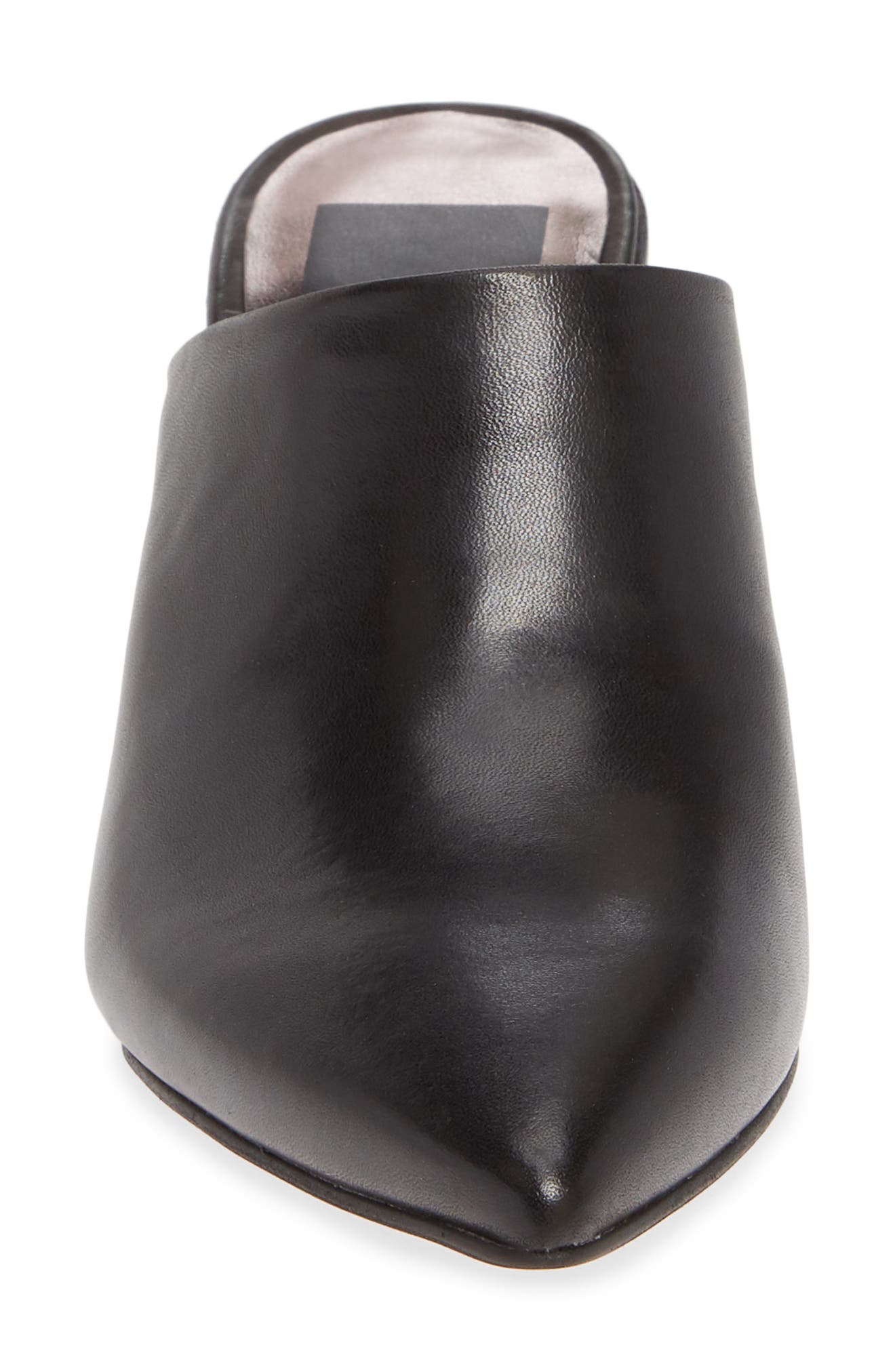 Angela Pointed Toe Mule, Alternate, color, ONYX