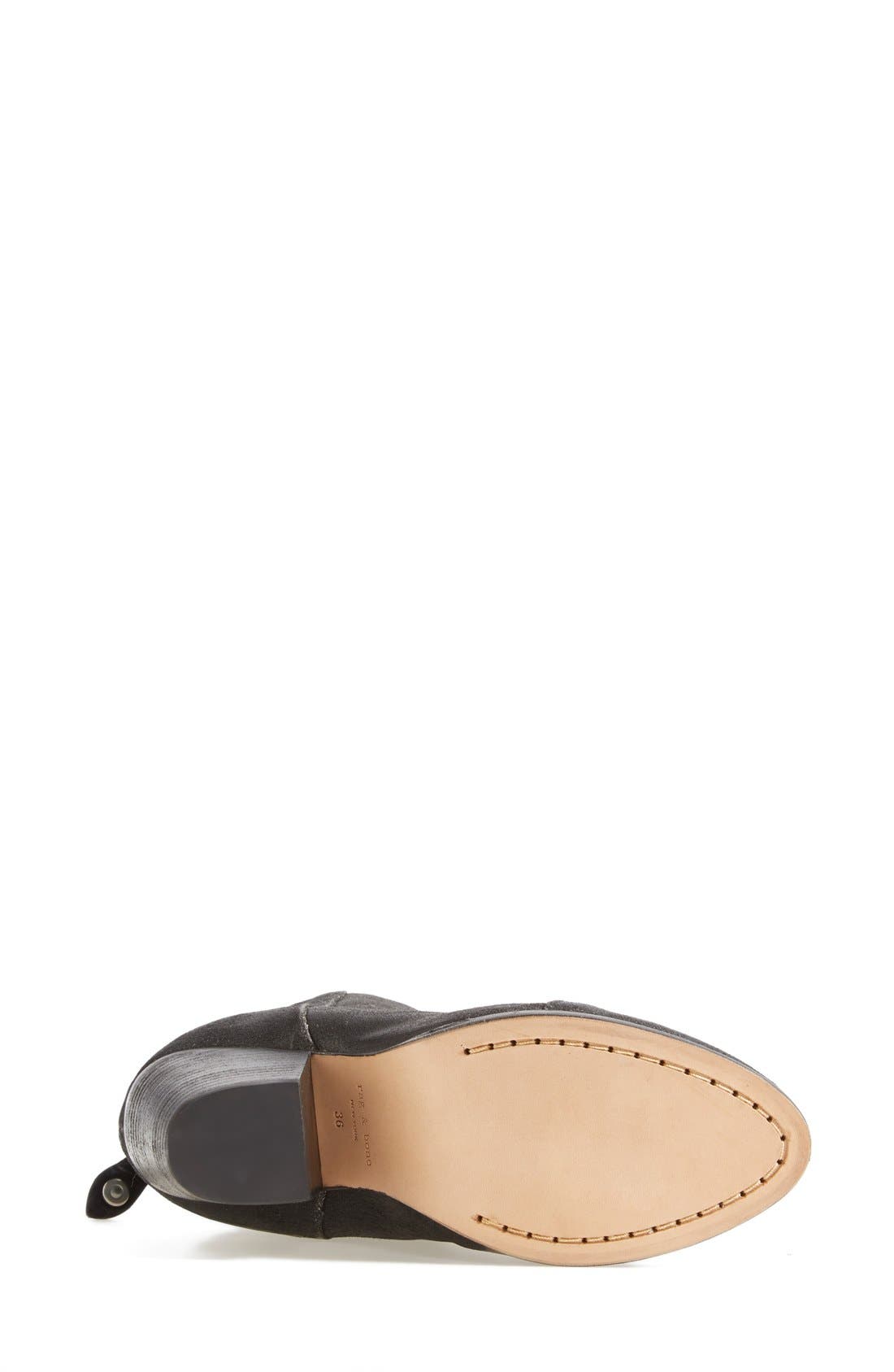 'Newbury' Bootie, Alternate, color, GRANITE
