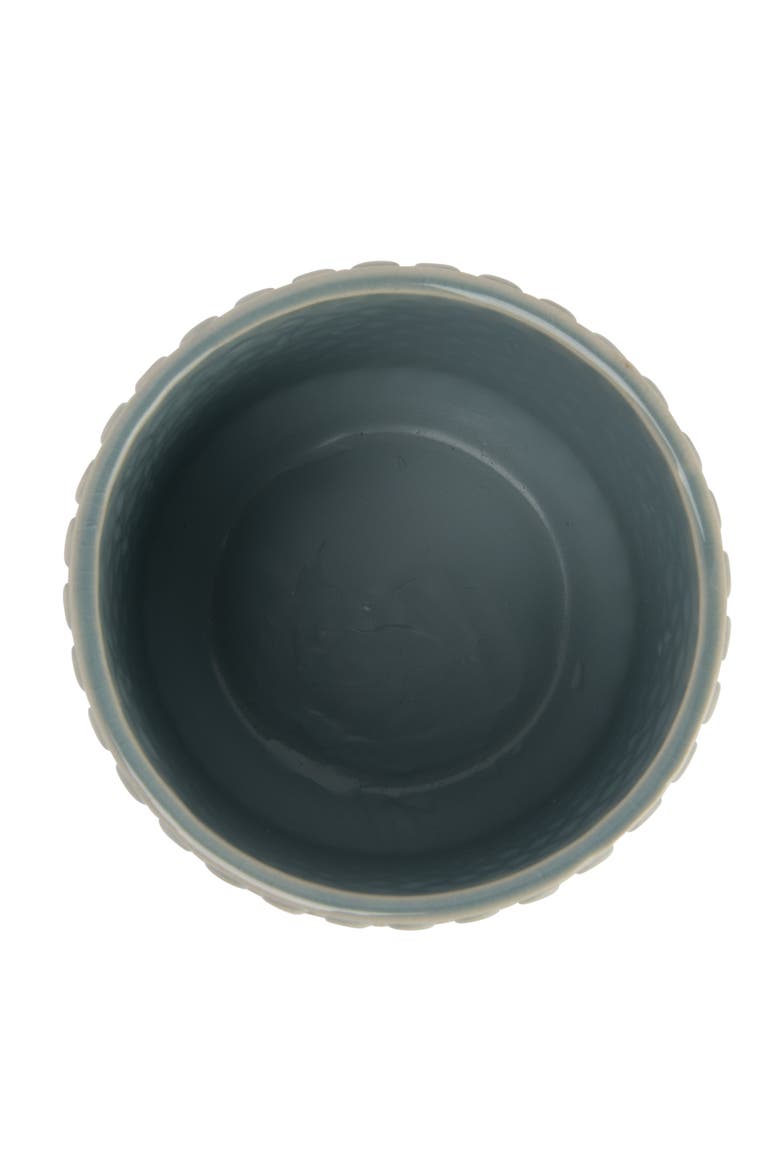 Planter Pot with Polka Dots, Alternate, color, Blue