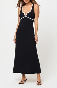 LSPACE Sayge Maxi Cover-Up Dress