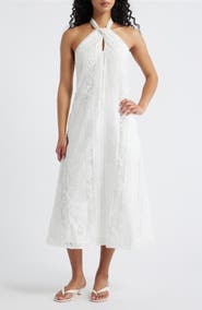 Line & Dot Pienza Halter Maxi Dress