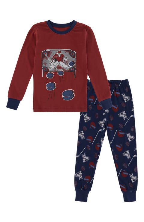 Kids' Hockey Two-Piece Pajama Set