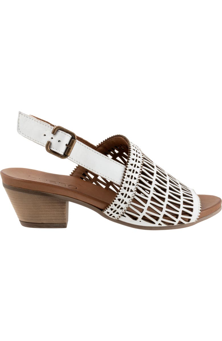 Bueno Lia Slingback Sandal, Alternate, color, White