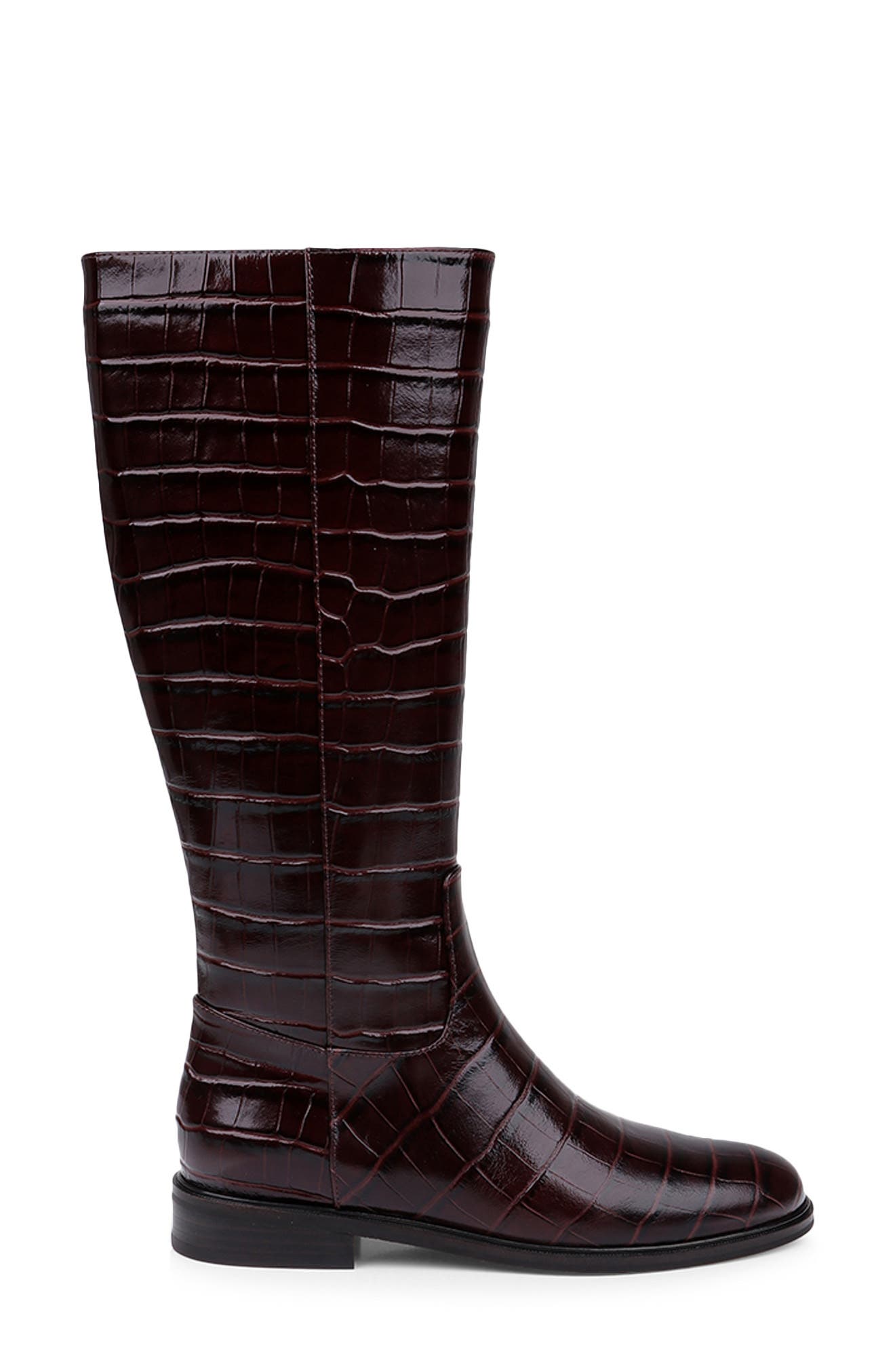 Cortland Boot, Alternate, color, BURGUNDY CROCO EMBOSSED