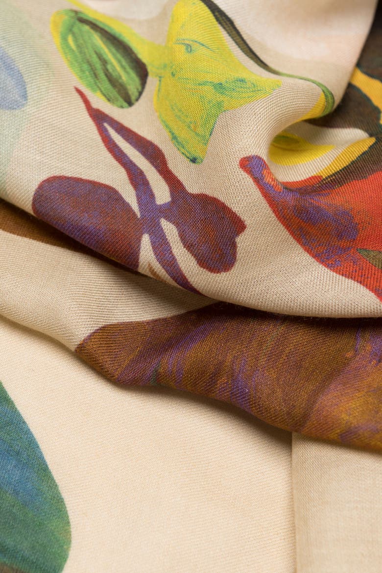 Catrina - Large Modal Cashmere Scarf for Women, Alternate, color, Beige
