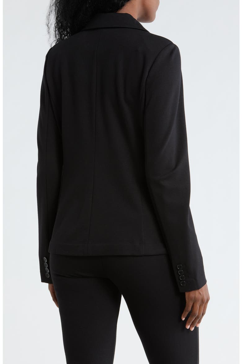 Essential Ponte Blazer, Alternate, color, BLACK