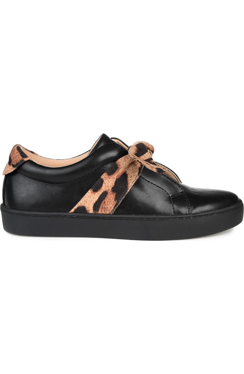 Journee Collection Abrina Sneaker, Alternate, color, Black