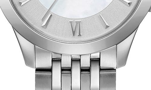Bulova Mother Of Pearl Dial Bracelet Watch, 28mm In Metallic