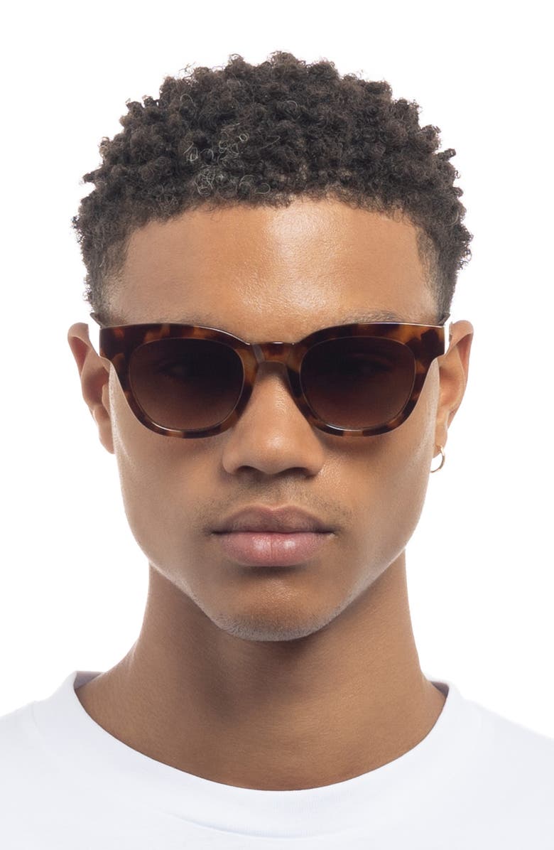 AIRE 50mm Dorado D-Frame Sunglasses, Alternate, color, Tort / Brown Grad