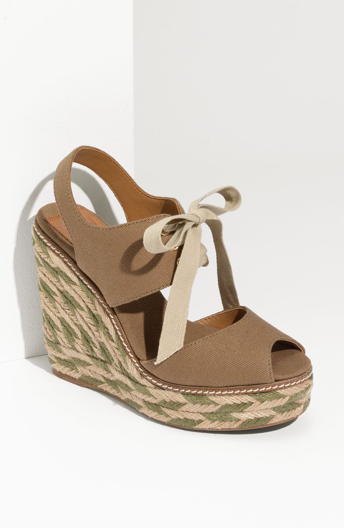 Tory Burch 'Linley' High Wedge Espadrille, Main, color, 
