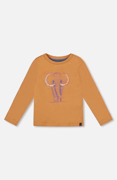 Boy Organic Cotton Long Sleeve T-Shirt (Toddler & Little Kid)