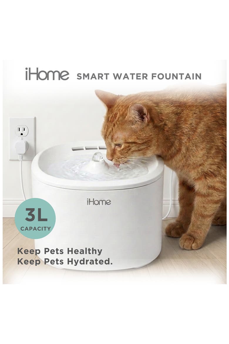 Pet Water Fountain, Alternate, color, CLEAR