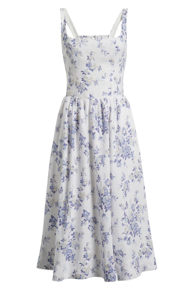 Janu Linen Sundress, Alternate, color, LANA