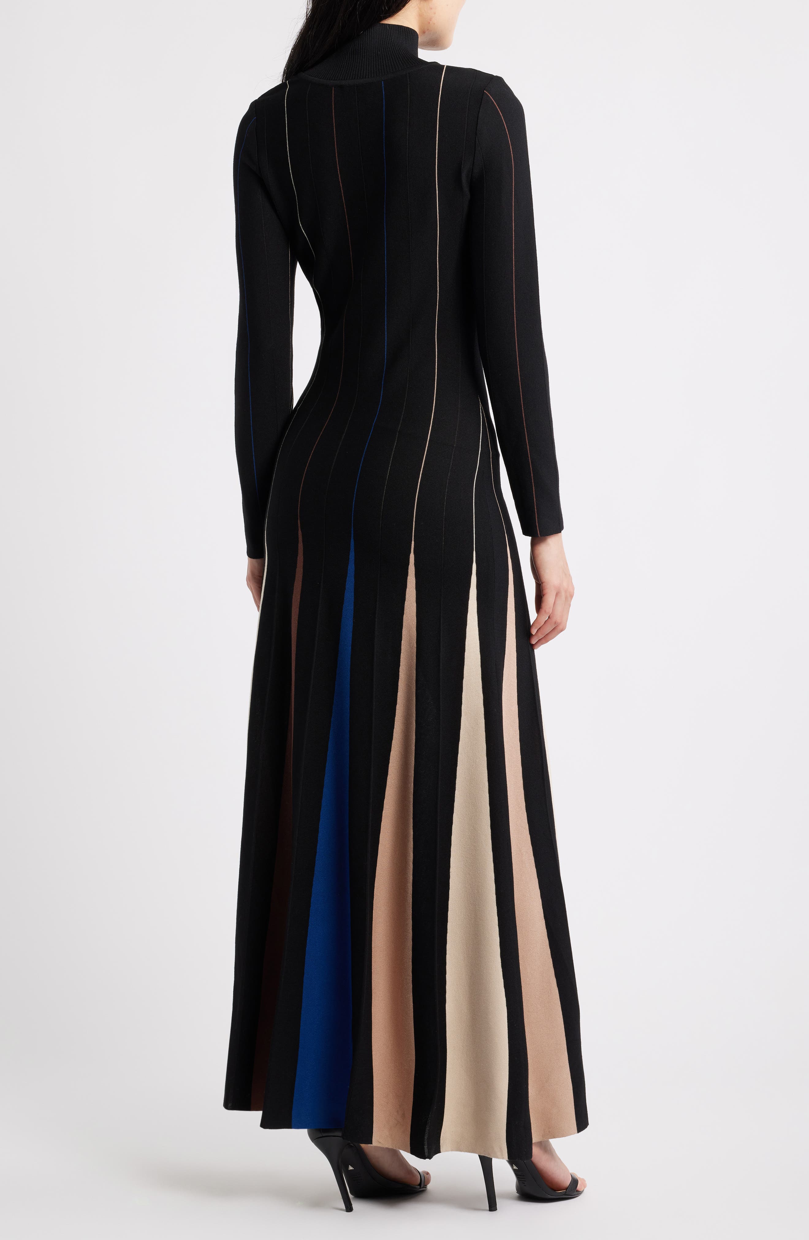 Fit & Flare Long Sleeve Dress - image 2