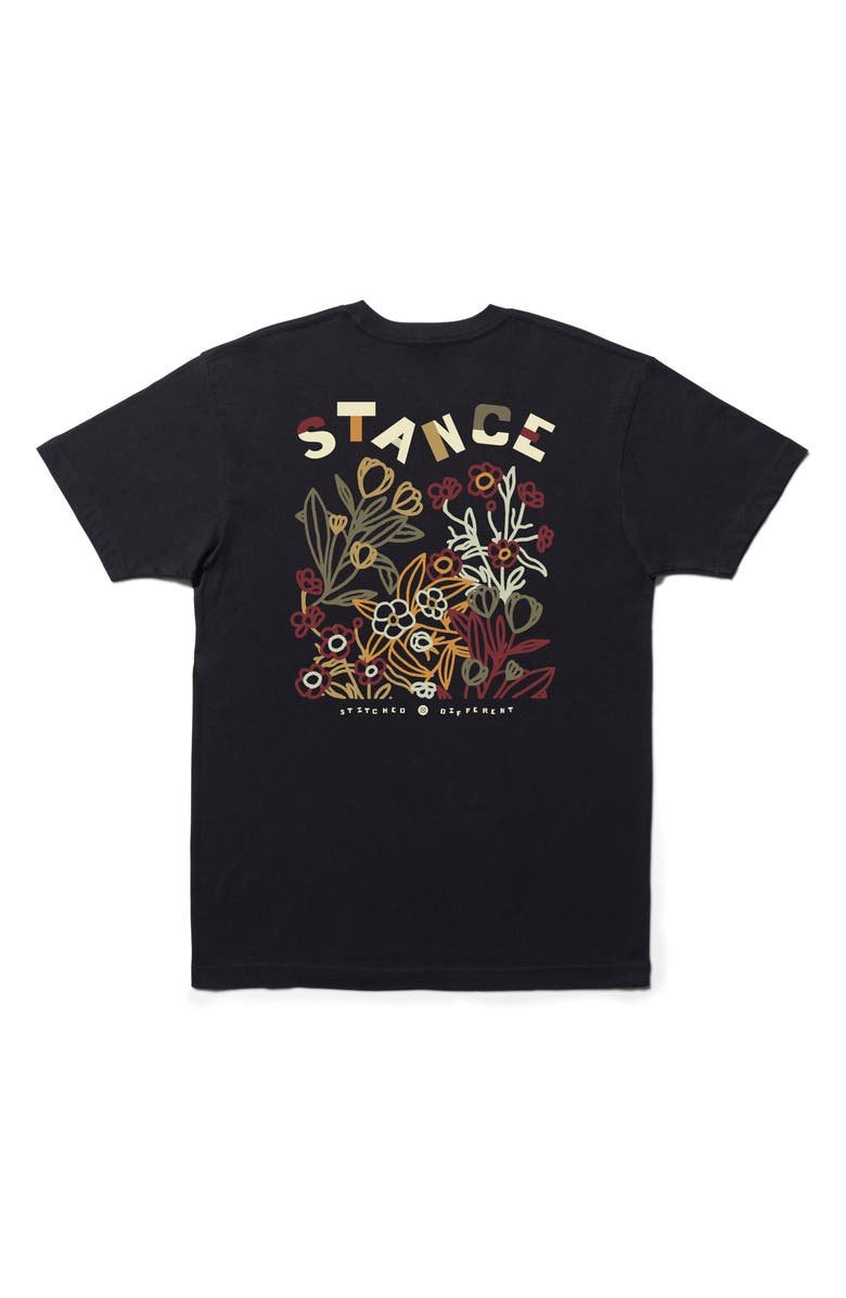 Stance Cut It Out Cotton Graphic T-Shirt, Alternate, color, Navy