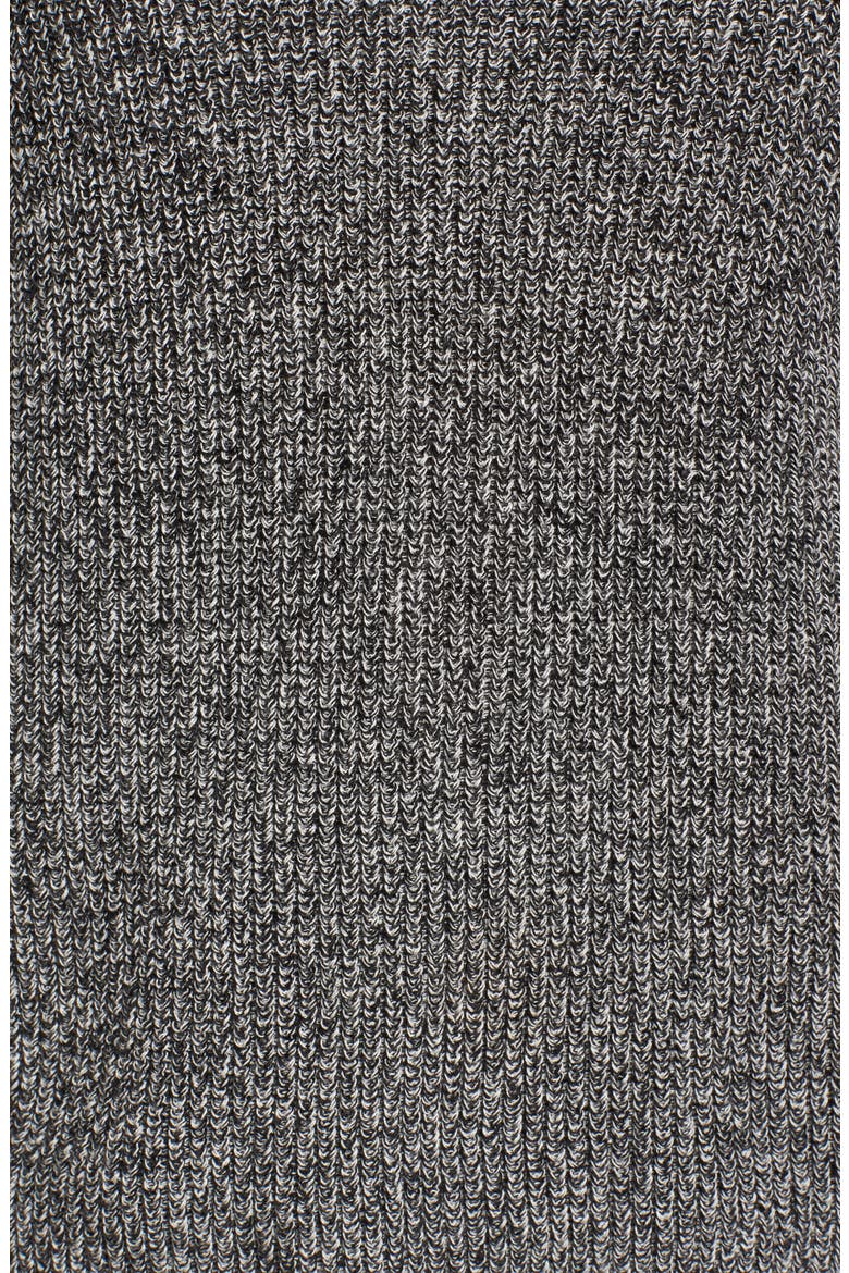 Dana Cold Shoulder Sweater, Alternate, color, BLACK/ WHITE