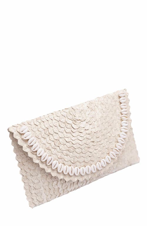 Jelavu Coco Clutch Bag In White