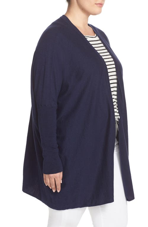 Shop Tart 'darma' Cotton & Cashmere Knit Cardigan In Melange Navy