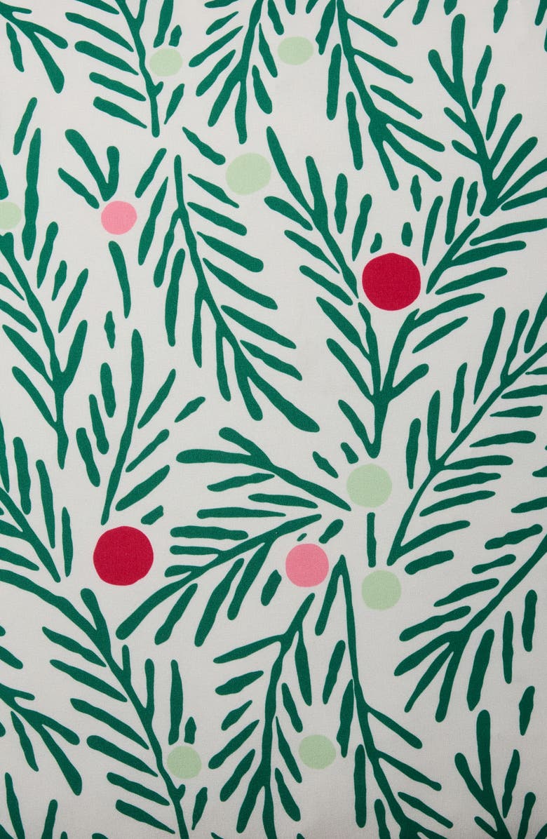 Hallmark Green Branches Comforter Set, Alternate, color, White-Green