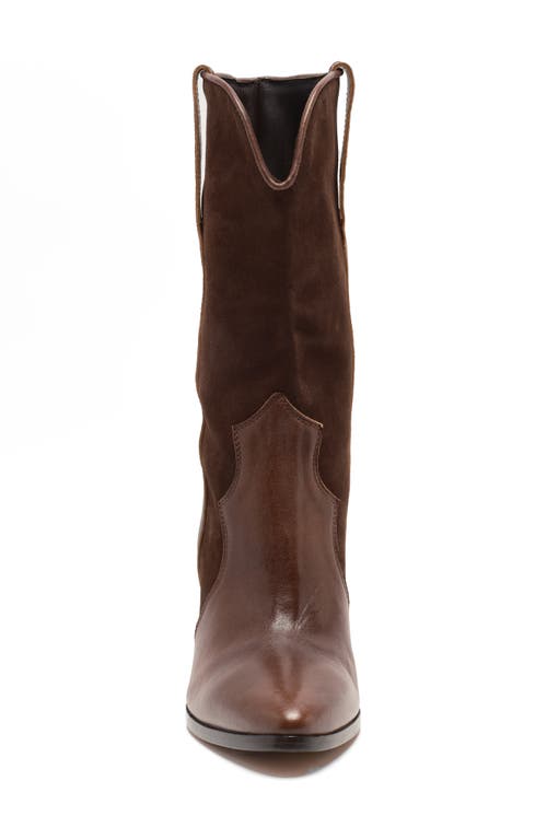 Free People Taper Heel Western Boot In Brown