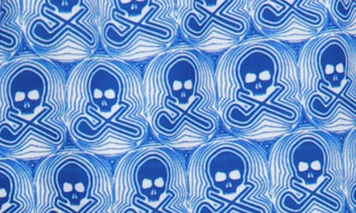 Robert Graham Quickdry Boxer Board Shorts In Skulls