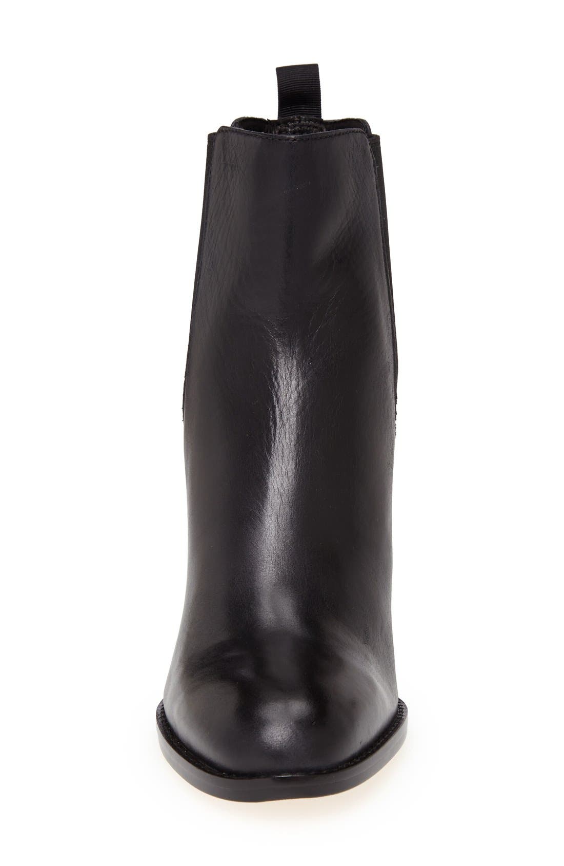 'Draven' Chelsea Boot, Alternate, color, BLACK