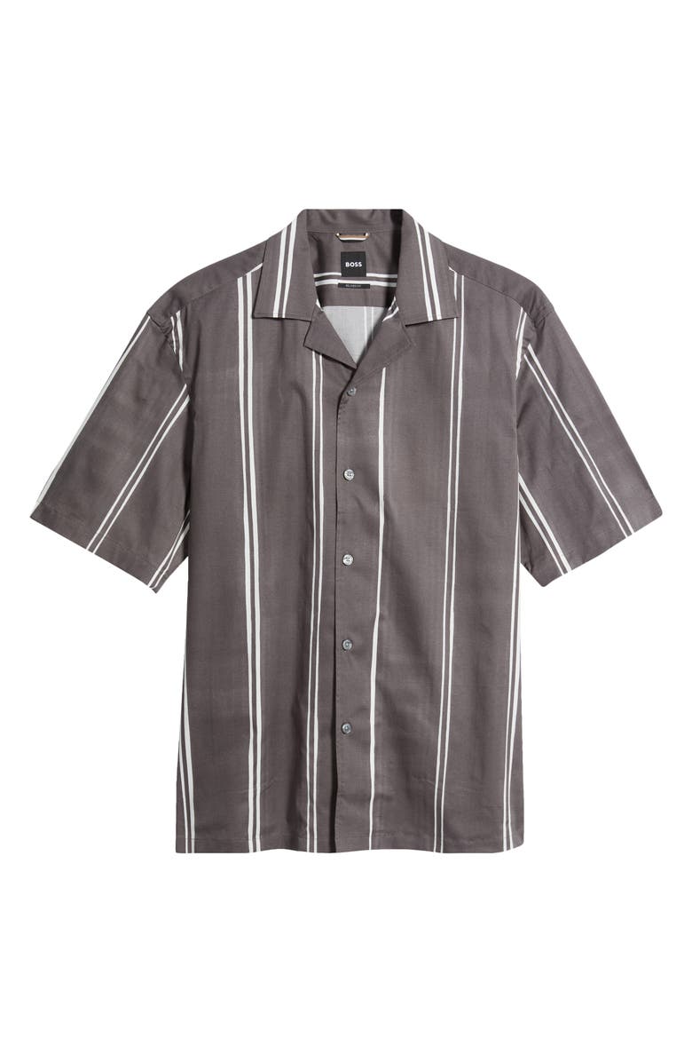BOSS C-Lars Relaxed Fit Camp Shirt, Main, color, Medium Purple