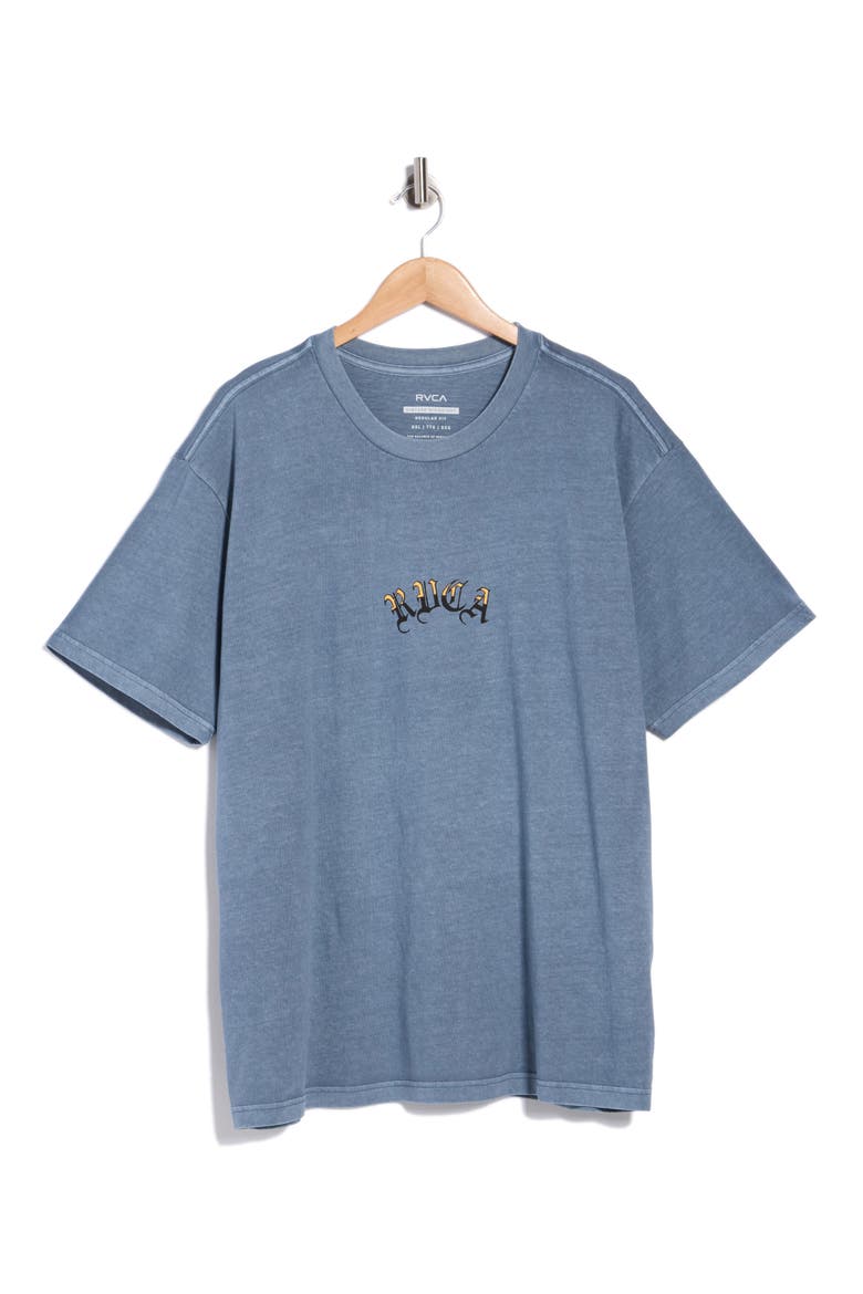 Olde Cotton Graphic T-Shirt, Main, color, VINTAGE NAVY