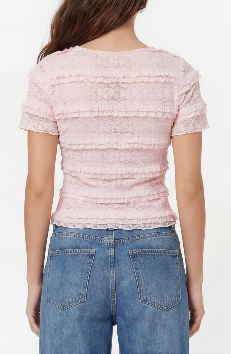 BY DESIGN Sweetheart Buttoned Top, Alternate, color, Ballet Slipper