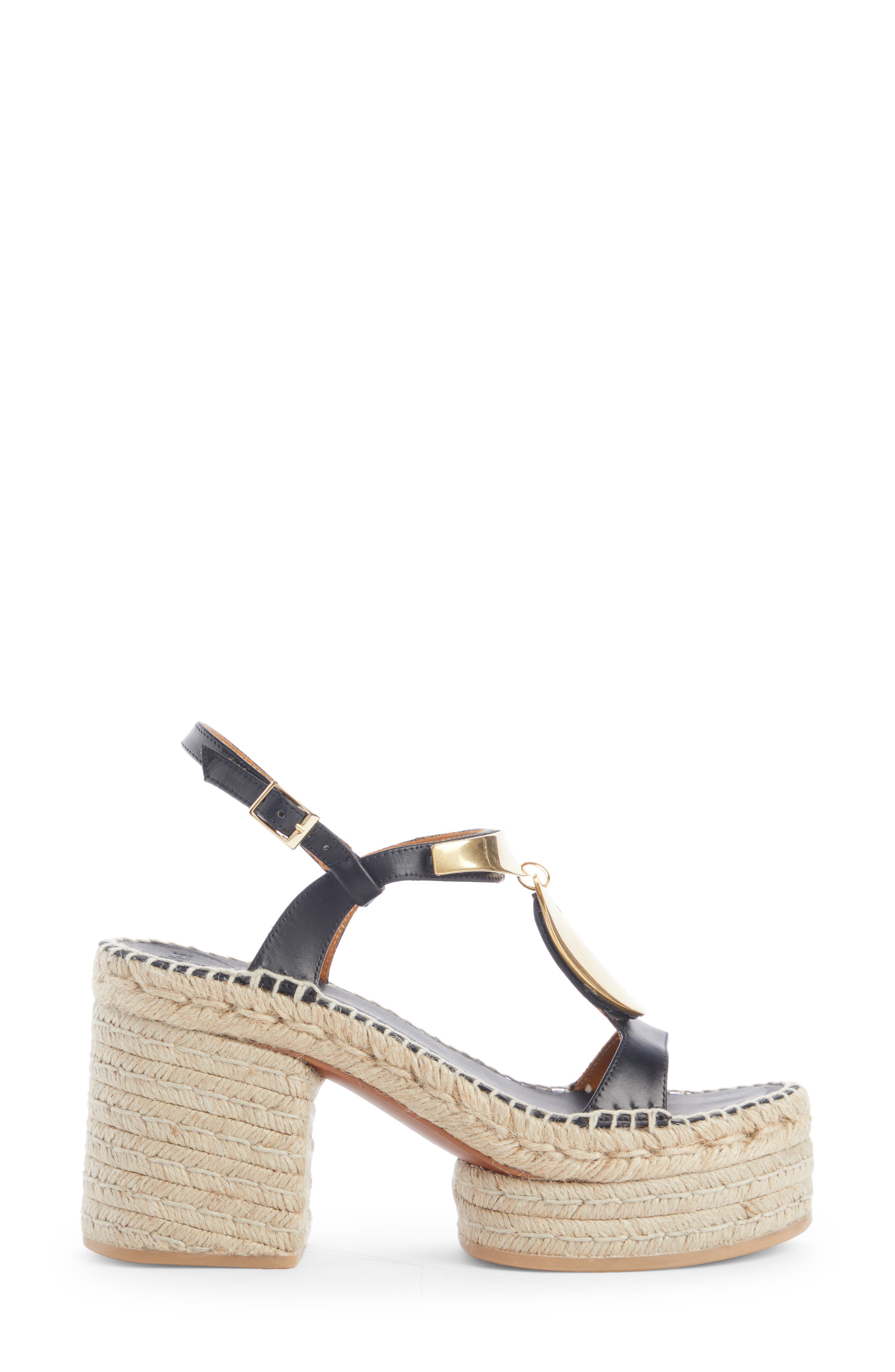Chloé Pema Platform Espadrille Sandal, Alternate, color, 