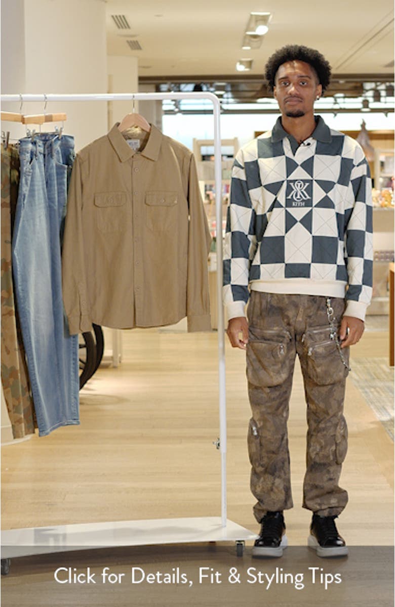 Canvas Button-Up CPO Shirt Jacket, sales video thumbnail