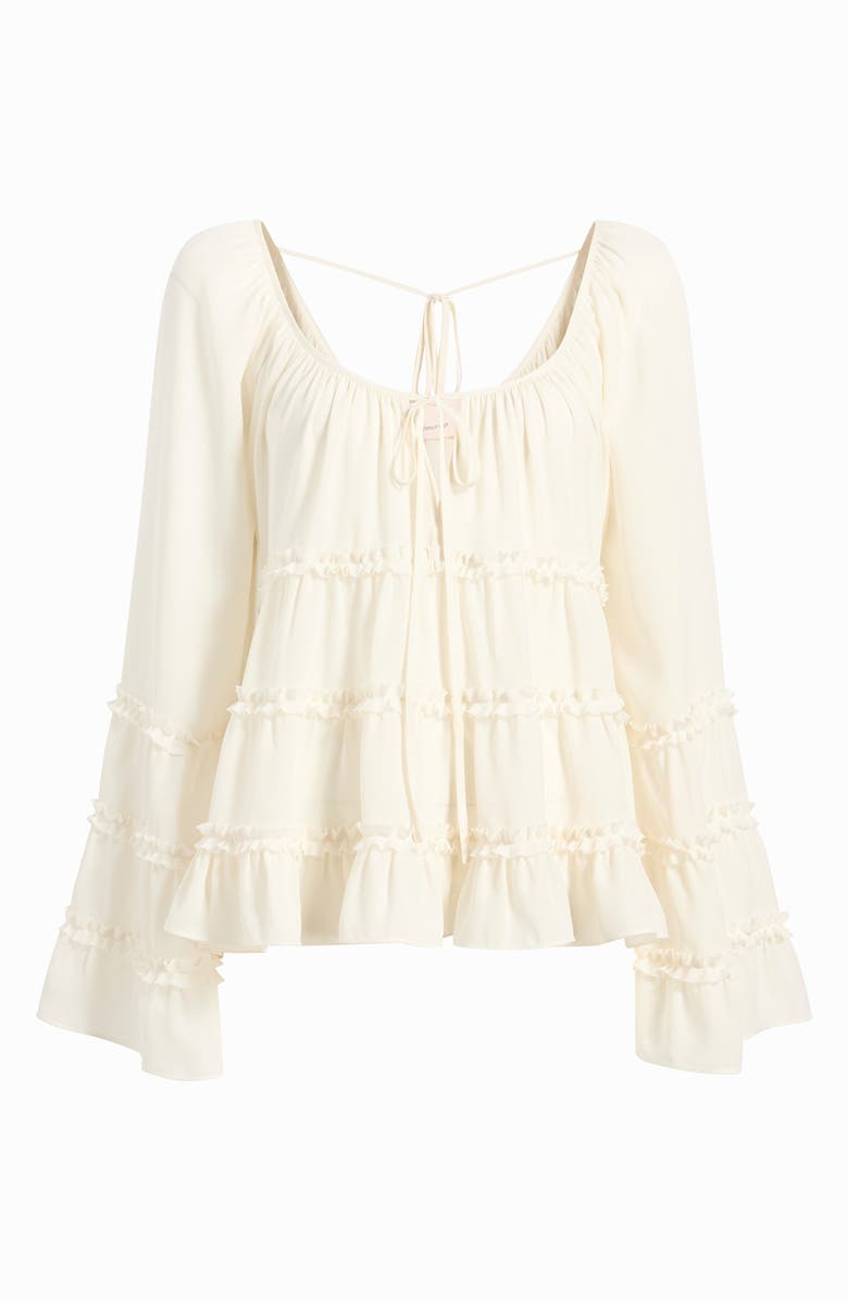 Cinq à Sept Sunnina Bell Sleeve Tunic, Alternate, color, 