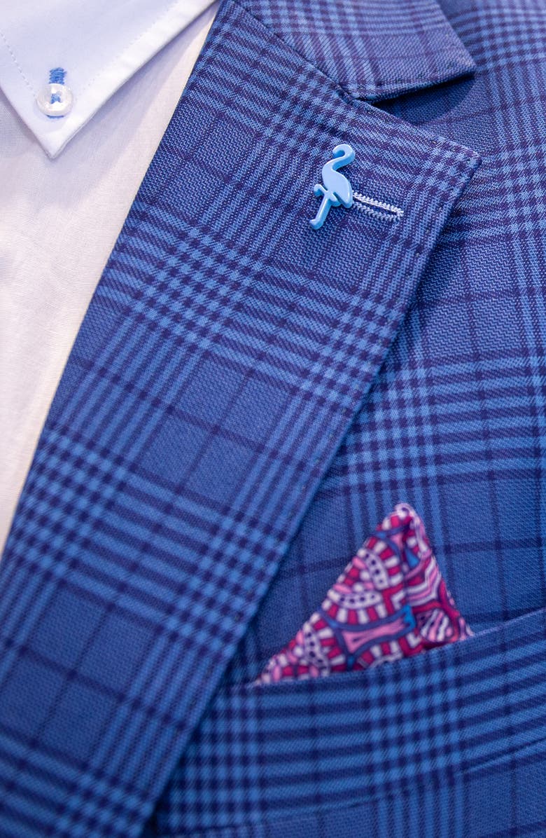 TailorByrd Textured Plaid Sport Coat, Alternate, color, 